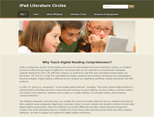 Tablet Screenshot of ipadlitcircles.com